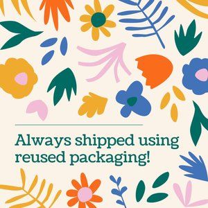 Always shipped using reused packaging!